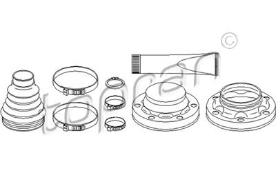 TOPRAN 111 671 Číslo výrobce: 111 671 001. EAN: 5982010000018.