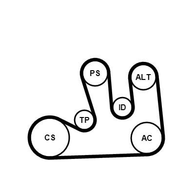 CONTITECH 5PK1750K1 Číslo výrobce: 5PK1750. EAN: 4010858578862.