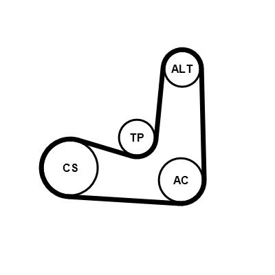 CONTITECH 6PK1070K5 Číslo výrobce: 6 PK 1070. EAN: 4010858994914.