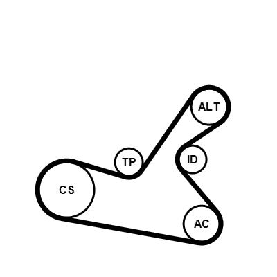 CONTITECH 6PK1125K1 Číslo výrobce: 6PK1125. EAN: 4010858579142.