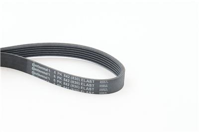 CONTITECH 6PK842 ELAST Číslo výrobce: 6 PK  830. EAN: 4010858039837.