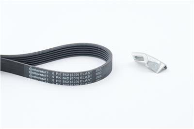 CONTITECH 6PK842 ELAST T1 Číslo výrobce: 6 PK  830. EAN: 4010858455170.