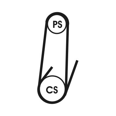 CONTITECH 4PK711 ELAST Číslo výrobce: 4 PK 698. EAN: 4010858543440.