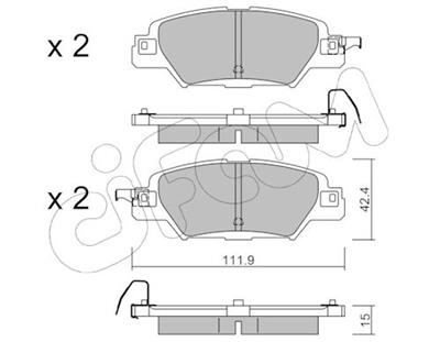 CIFAM 822-1158-0 Číslo výrobce: 22332. EAN: 8032747338407.