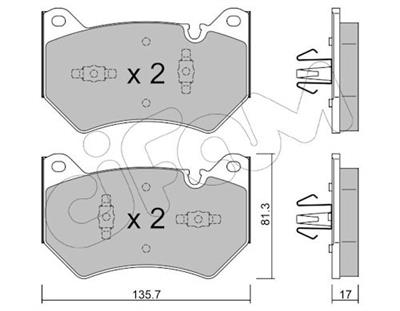 CIFAM 822-1170-1 Číslo výrobce: 26167. EAN: 8032747342077.