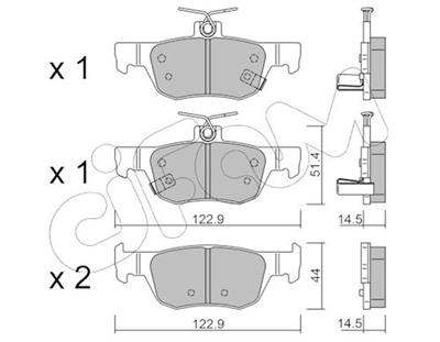 CIFAM 822-1226-0 Číslo výrobce: 26174. EAN: 8032747337424.