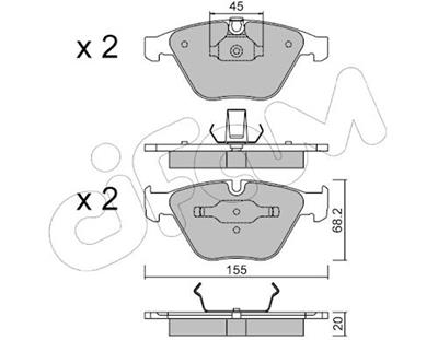 CIFAM 822-558-4 Číslo výrobce: 23347. EAN: 8032747653135.