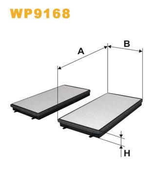 WIX FILTERS WP9168 EAN: 5050026346953.
