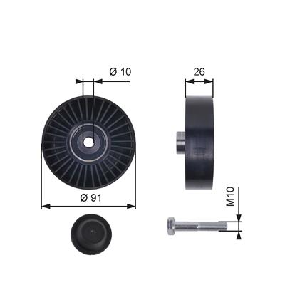 GATES T36001 Číslo výrobce: 7803-21101. EAN: 5414465209529.