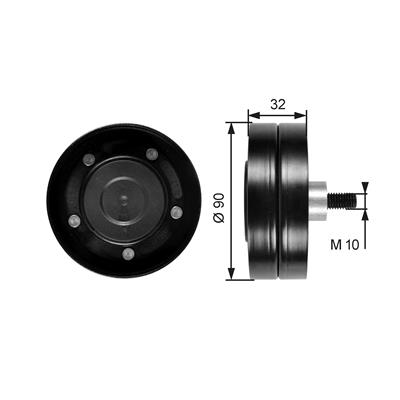 GATES T36187 Číslo výrobce: 7803-25287. EAN: 5414465866258.