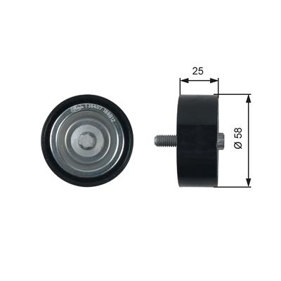 GATES T36407 Číslo výrobce: 7803-21507. EAN: 5414465105036.