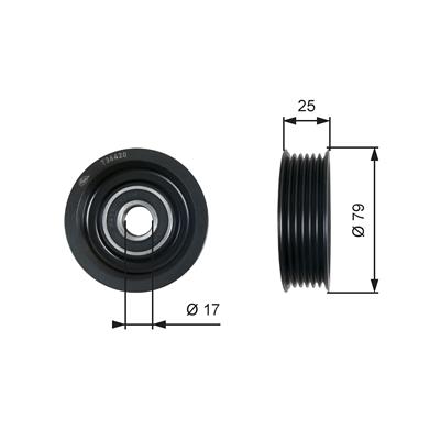 GATES T36420 Číslo výrobce: 7803-21520. EAN: 5414465248313.
