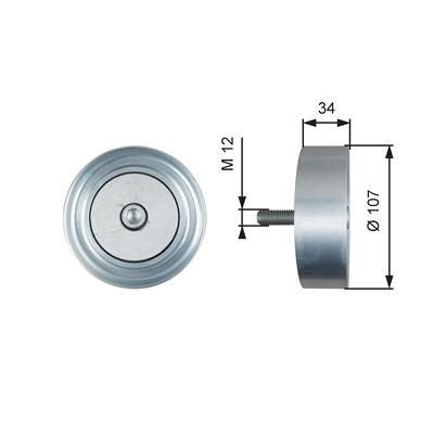 GATES T36515 Číslo výrobce: 7803-25515. EAN: 5414465397769.