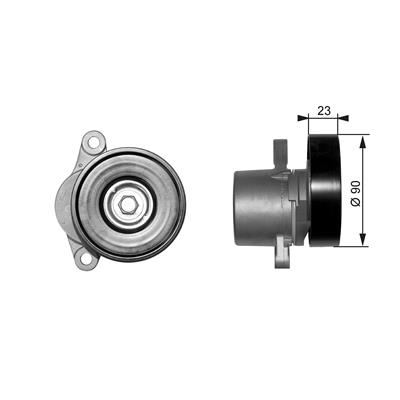 GATES T38156 Číslo výrobce: 7808-21056. EAN: 5414465332845.
