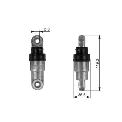 GATES T38218 Číslo výrobce: 7808-21118. EAN: 5414465719981.