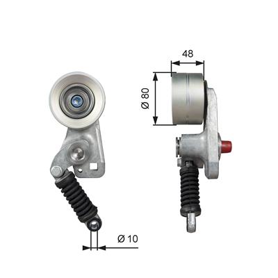 GATES T38705 Číslo výrobce: 7808-26105. EAN: 5414465454172.
