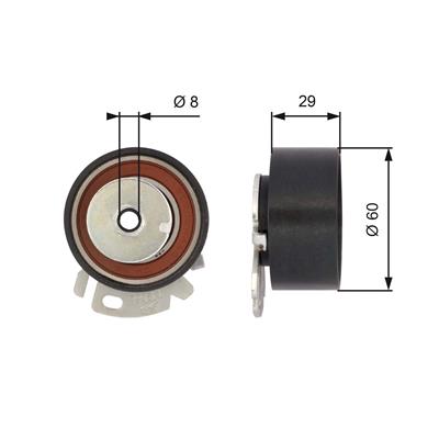 GATES T43068 Číslo výrobce: 7784-21061. EAN: 5414465279683.