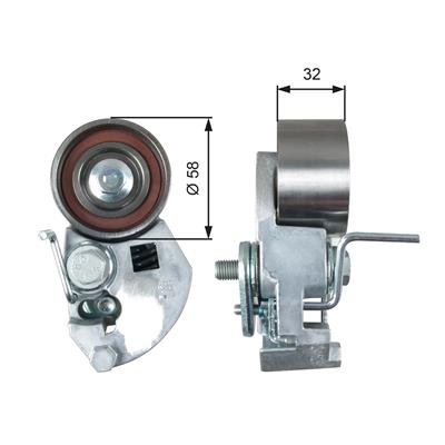 GATES T43133 Číslo výrobce: 7784-21109. EAN: 5414465665523.