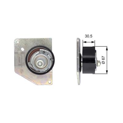 GATES T43207 Číslo výrobce: 7784-21158. EAN: 5414465932786.