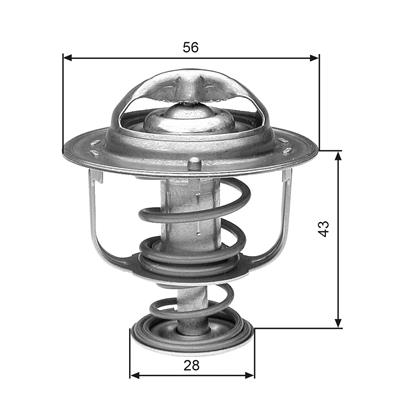 GATES TH31388G1 Číslo výrobce: 7412-10456. EAN: 5414465400605.