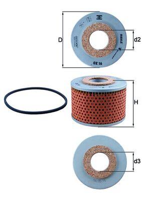 KNECHT OX 16D Číslo výrobce: 77543515. EAN: 4009026003497.