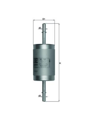 KNECHT KL 181 Číslo výrobce: 79858523. EAN: 4009026011720.