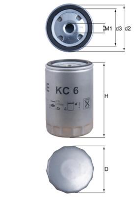 KNECHT KC 6 Číslo výrobce: 77639214. EAN: 4009026000090.