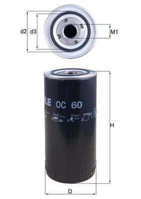 KNECHT OC 60 Číslo výrobce: 72013001. EAN: 4009026008034.