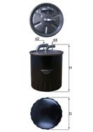 KNECHT KL 313 - Palivový filtr