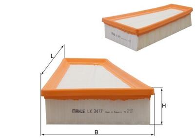 KNECHT LX 3477 Číslo výrobce: 70605031. EAN: 4009026927397.