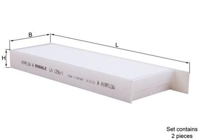 KNECHT LA 1256/1/S Číslo výrobce: 72554114. EAN: 4057635215350.