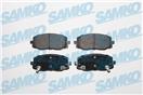 SAMKO 5SP1220 - Sada brzdových destiček, vždy 4 kusy v sadě