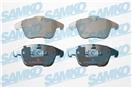 SAMKO 5SP1255 - Sada brzdových destiček, vždy 4 kusy v sadě