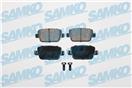 SAMKO 5SP1272 - Sada brzdových destiček, vždy 4 kusy v sadě