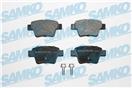 SAMKO 5SP1278 - Sada brzdových destiček, vždy 4 kusy v sadě