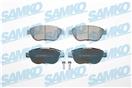 SAMKO 5SP807 - Sada brzdových destiček, vždy 4 kusy v sadě