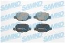 SAMKO 5SP871 - Sada brzdových destiček, vždy 4 kusy v sadě