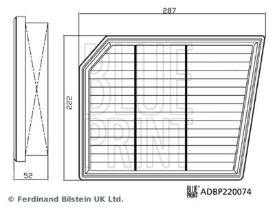 BLUE PRINT ADBP220074 EAN: 5057746288495.