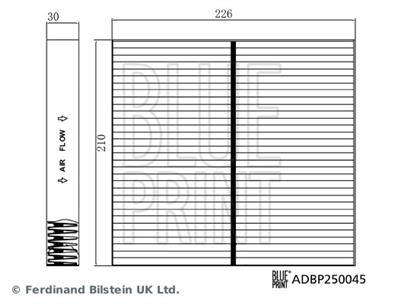 BLUE PRINT ADBP250045 EAN: 5057746286699.