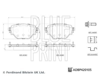 BLUE PRINT ADBP420105 Číslo výrobce: 26195. EAN: 5057746352097.