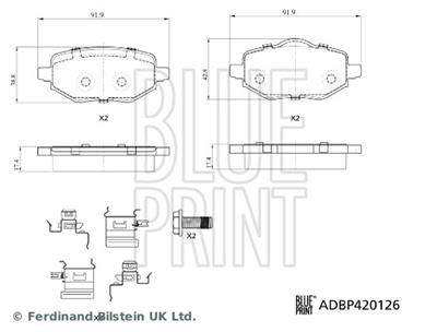 BLUE PRINT ADBP420126 Číslo výrobce: 26198. EAN: 5057746388973.