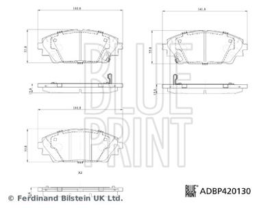 BLUE PRINT ADBP420130 Číslo výrobce: 26490.