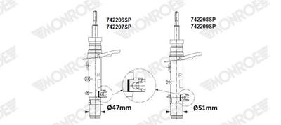 MONROE 742208SP EAN: 5412096556579.