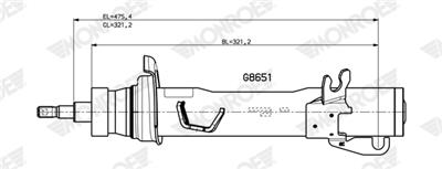 MONROE G8651 EAN: 5412096765759.