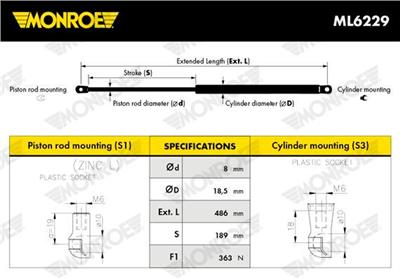 MONROE ML6229 EAN: 5412096506314.