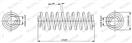 MONROE SP3638 - Vinutá pružina podvozku