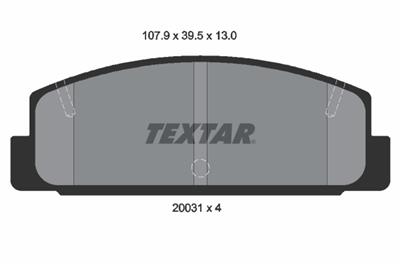 TEXTAR 2003101 Číslo výrobce: 20031. EAN: 4019722288692.