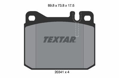 TEXTAR 2034110 Číslo výrobce: 20341. EAN: 4019722269103.