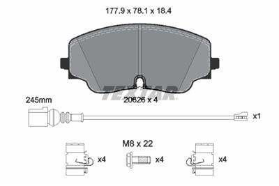 TEXTAR 2062601 Číslo výrobce: 20626. EAN: 4019722558672.