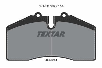 TEXTAR 2095302 Číslo výrobce: 20953. EAN: 4019722072628.